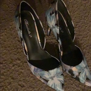 Gently used floral heels